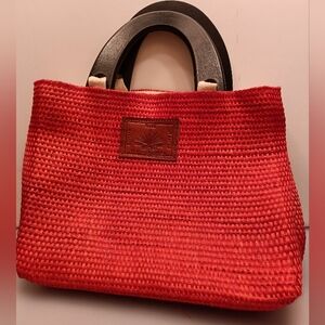 COPY - Woven straw Mexican handbag